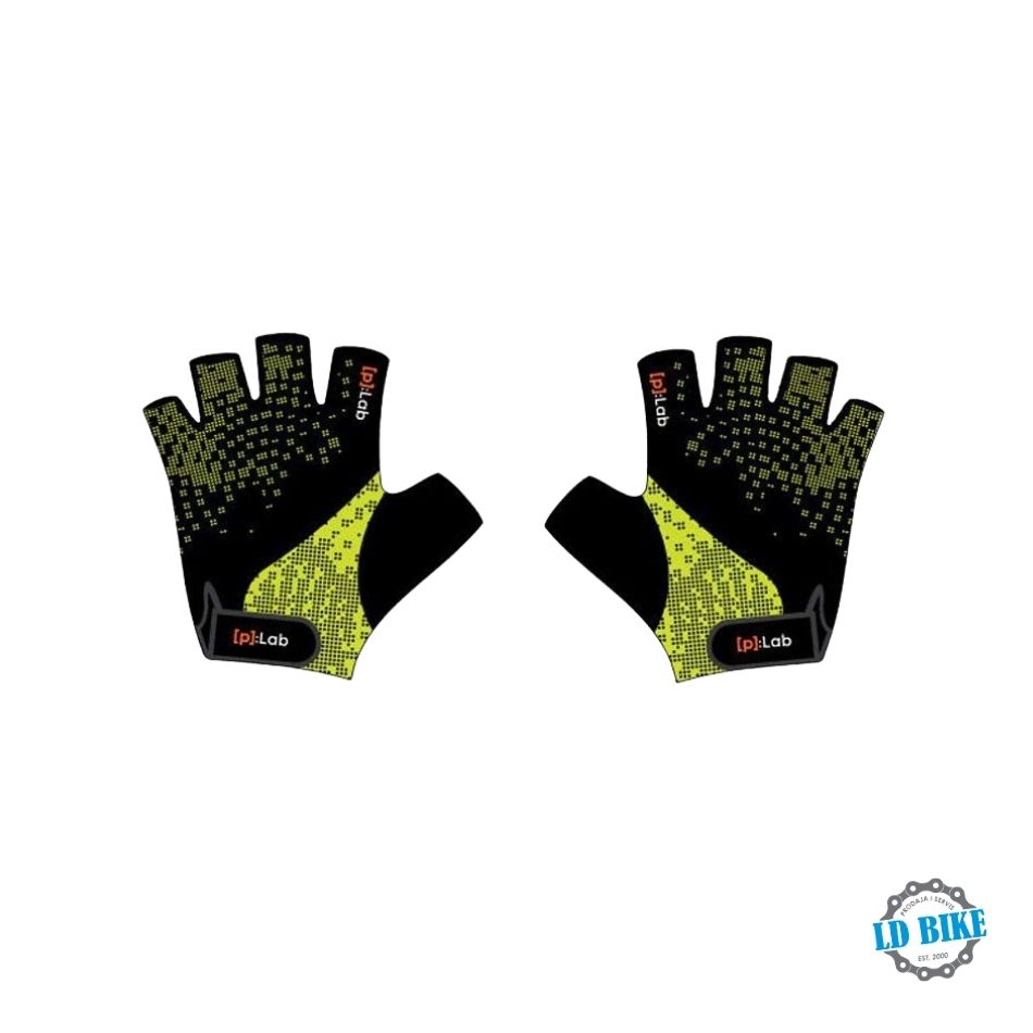 RUKAVICE P:LAB P013 black-fluo green