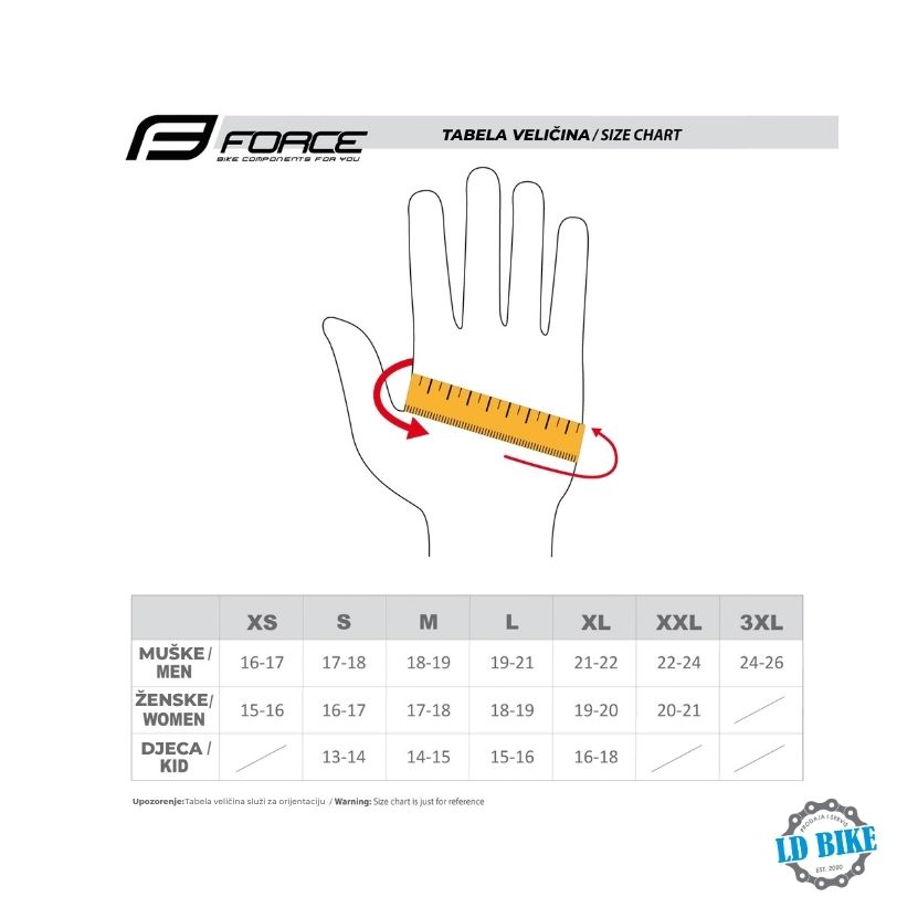 RUKAVICE FORCE MTB SWIPE SUMMER red - Image 2